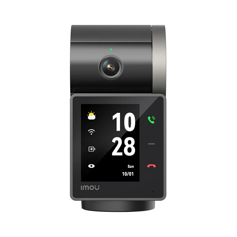 Camera supraveghere wireless IP WiFi Imou Rex VT Pro Active Deterrence IPC-S2VBP-5M0WR, 5 MP 3K, 3.6 mm, IR 20 m, ecran 2.4 inch, intercom, microfon si difuzor, slot card, auto tracking