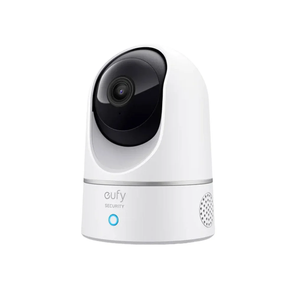 Camera supraveghere wireless rotativa IP Dome WiFi Eufy E220, 2 MP, IR / lumina alba 12 m, microfon si difuzor, autotracking, slot card, detectie animale