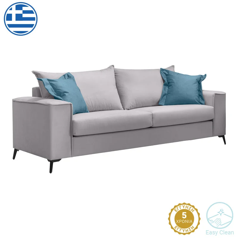 Canapea cu 3 locuri Verona 3  Gri 225x93x100 cm