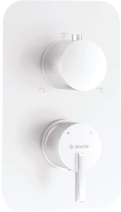 Capac pentru baterie cada, element extern BOX ascuns, alb, Deante Silia