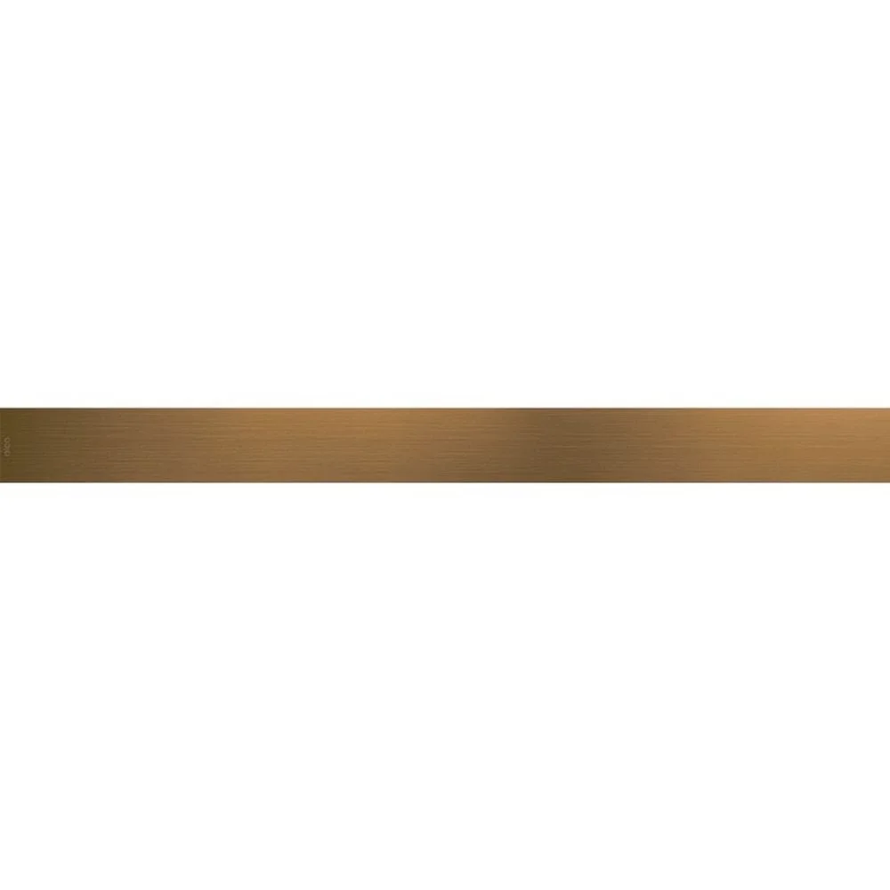 Capac pentru rigola dus din alama bronz antic 750 mm Alcadrain DESIGN-750ANTIC
