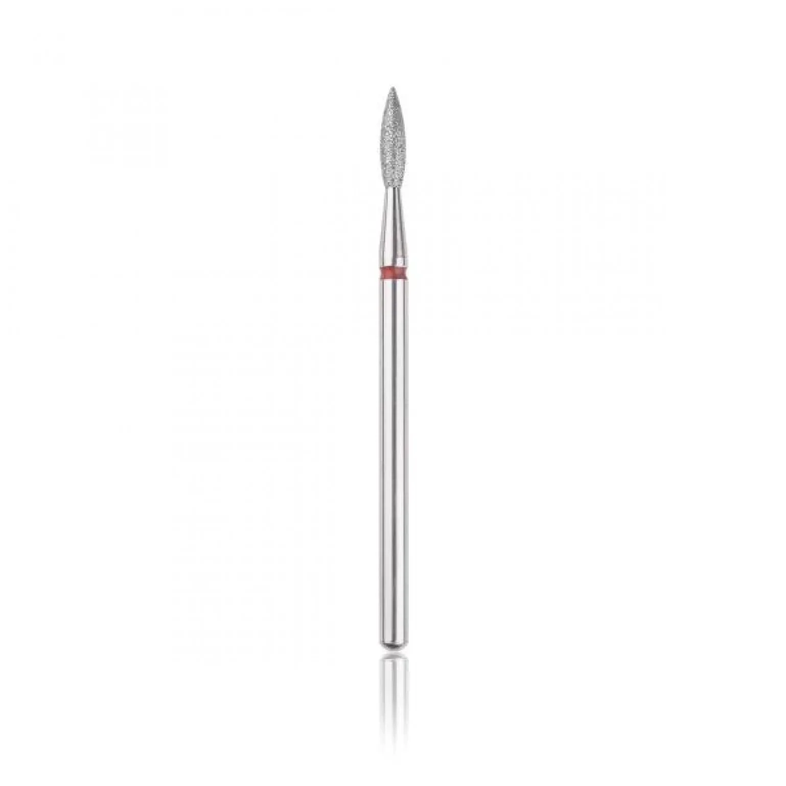 Capăt freza Diamant HEAD flacăra ascutita, roșu, L- 8,0 mm, Ø2,3 mm - HBD-243RD.023XL - Everin.ro