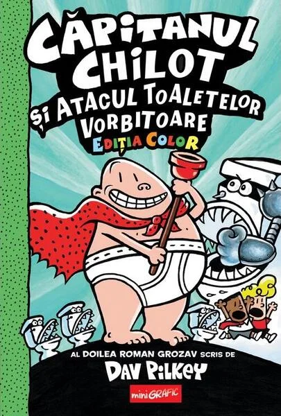 Căpitanul Chilot și Invazia Bucătăreselor Incredibil de Obraznice din Spațiu (Vol. 3) - Hardcover - Dav Pilkey - Grafic Art