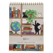 Carnet de schite Bug Art Chaton bibliotheque, Kiub