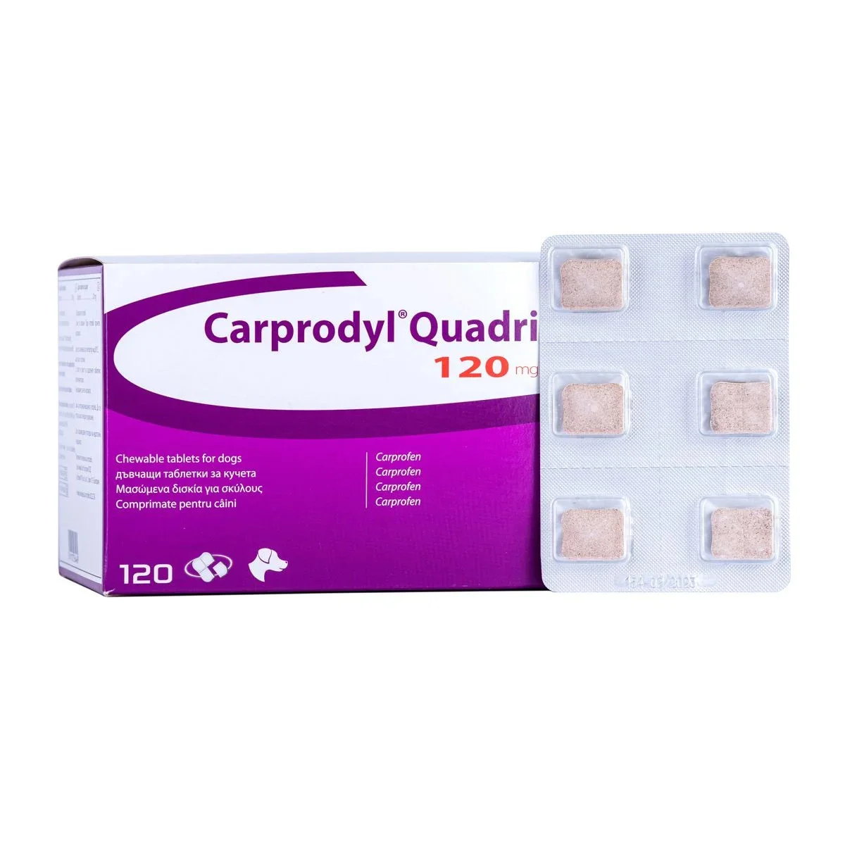 Carprodyl Quadri 120mg, 1 tableta