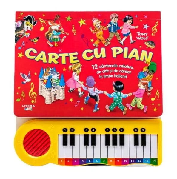 Carte cu pian - Hardcover - Tony Wolf - Litera mică
