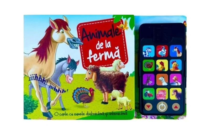 Carte cu sunete. Animale de la fermă - Board book - Flamingo