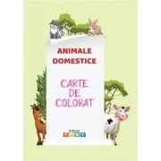 Carte de colorat. Animale domestice
