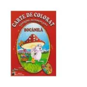Carte de colorat. Bocanila. Contine autocolant