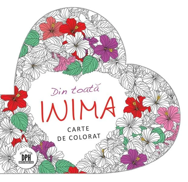 Carte de colorat. Din toată inima - Paperback brosat - **** - Didactica Publishing House