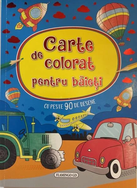Carte de colorat pentru băieți - Paperback brosat - *** - Flamingo
