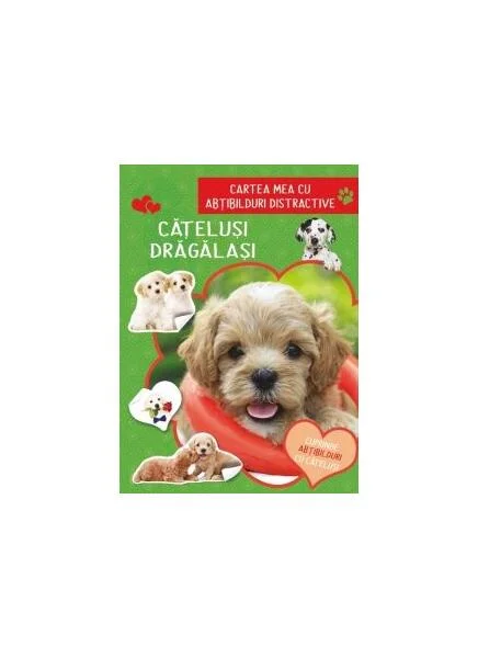 Cartea mea cu abțibilduri distractive. Cățeluși drăgălași - Paperback brosat - *** - Flamingo