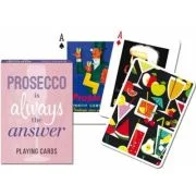 Carti de joc de colectie cu tema Prosecco is always the answer
