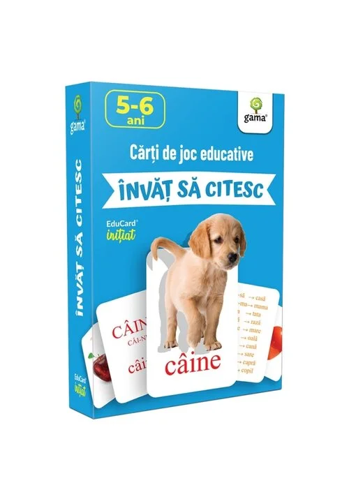 Carti de joc educative. Invat sa citesc