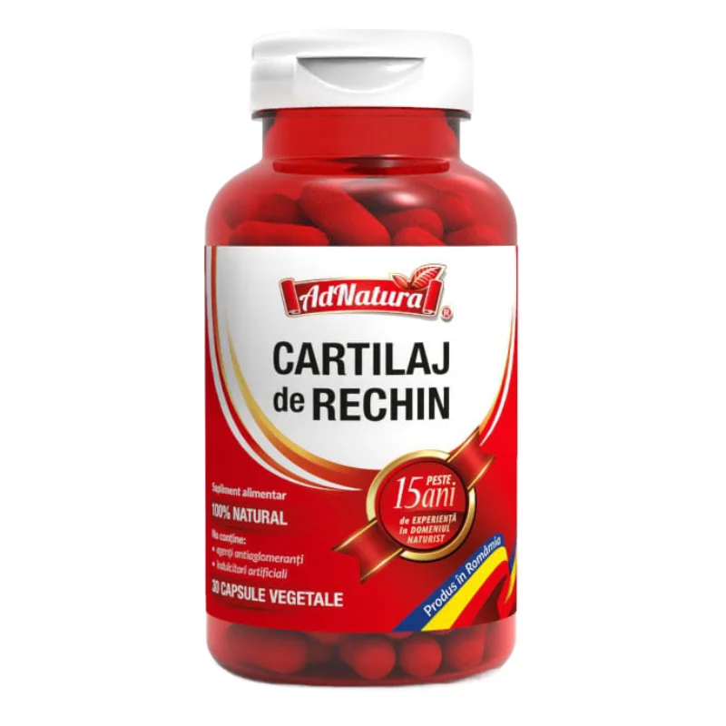 Cartilaj de Rechin, 30 capsule, AdNatura