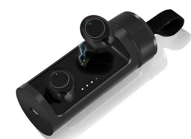 Casti bluetooth Andowl Q700 cu statie de incarcare