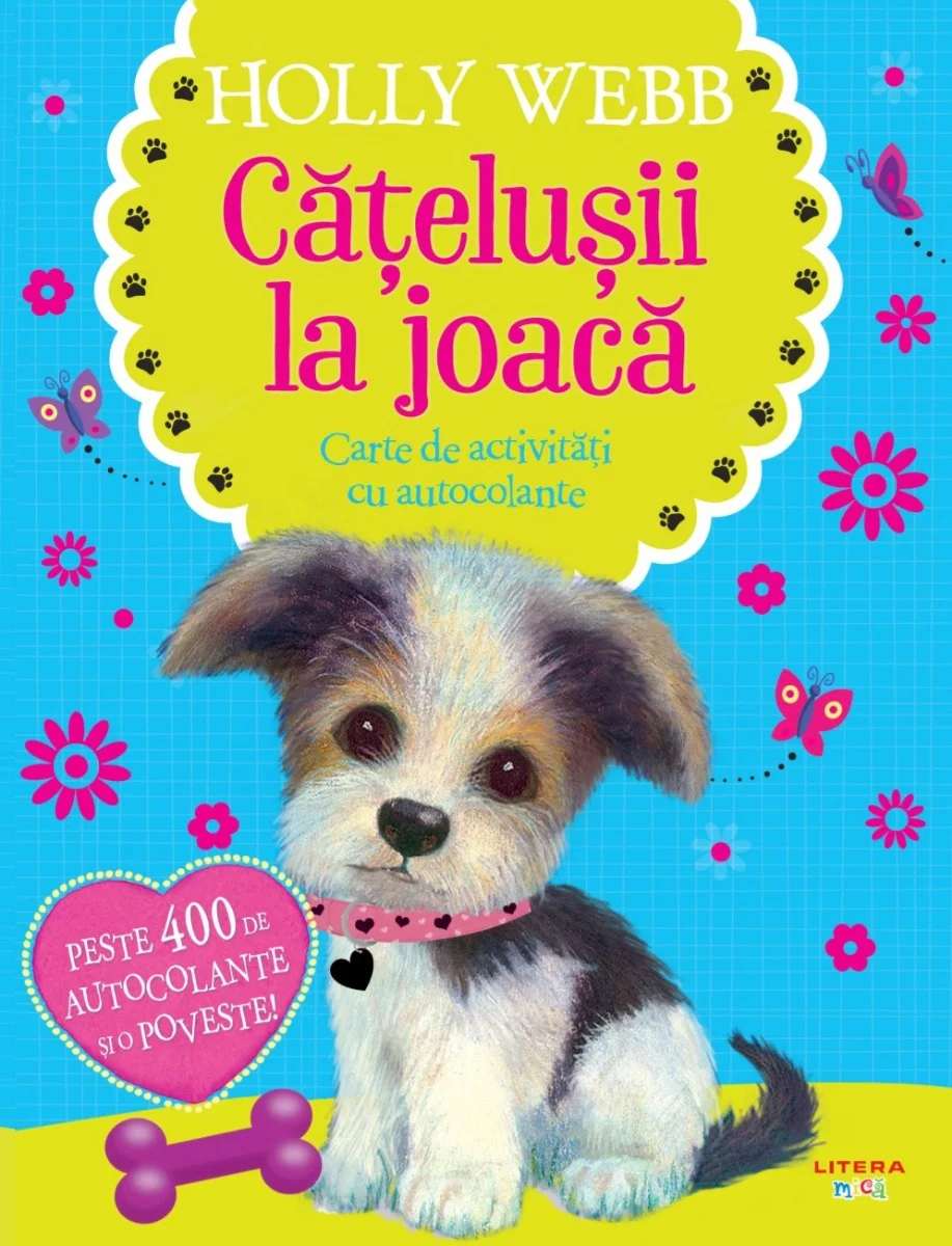 Catelusii la joaca. Carte de activitati cu autocolante