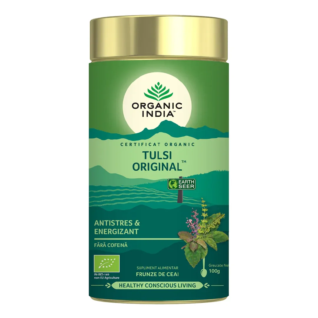 Ceai Bio Tulsi Original, 100 g, Organic India