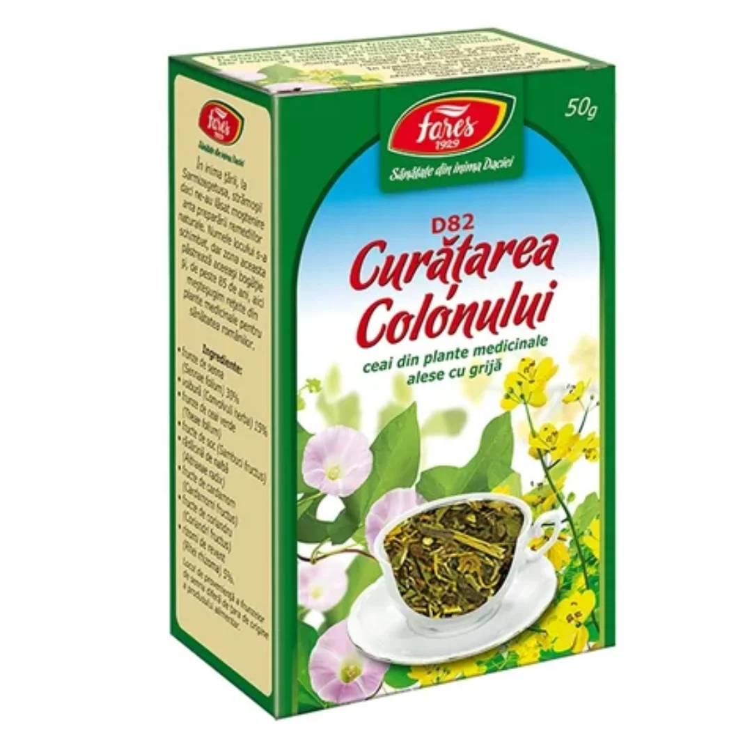 Ceai Curatarea colonului, 50g, Fares