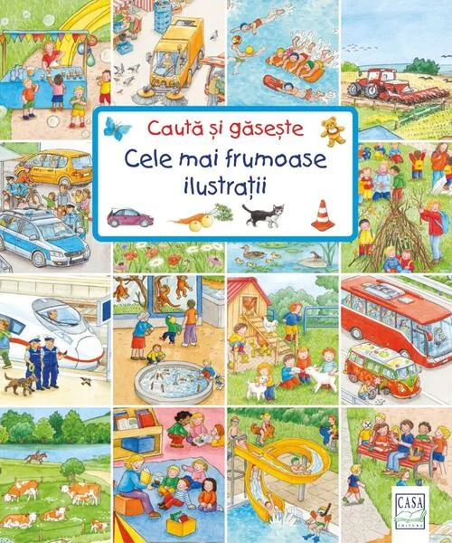 Cele mai frumoase ilustrații. Caută și găsește - Paperback brosat - Susanne Gernhäuser - Casa