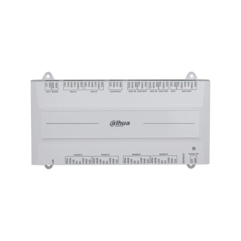 Centrala control acces Dahua ASC4202B-D, 2 usi bidirectionale, card/amprenta/parola/QR, PoE