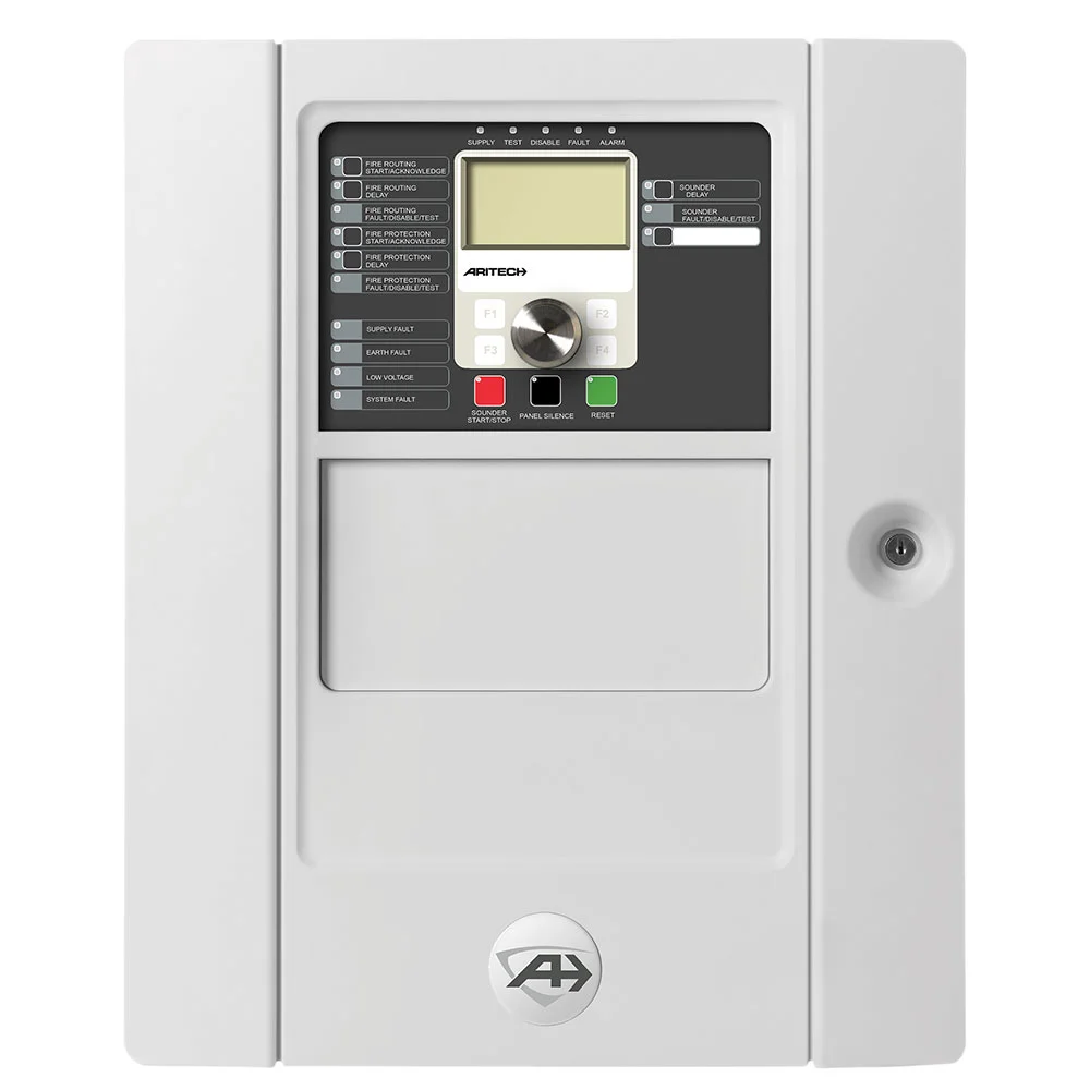 Centrala de incendiu adresabila UTC Fire&Security 2X-F2-FB2-PRT-45, 2 bucle, 9999 evenimente, 40 zone