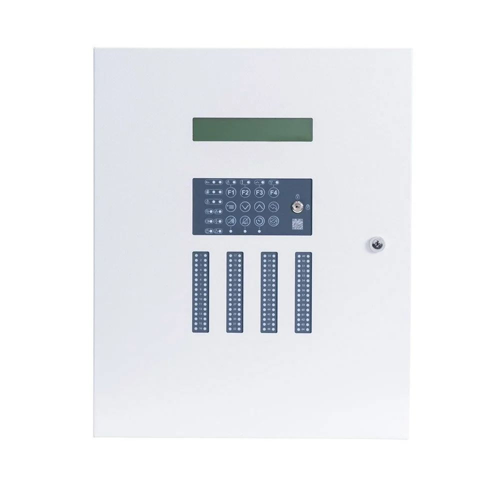 Centrala incendiu adresabila modulara Unipos 7000+, 2-10 bucle, 32 zone, ModBus, 10000 evenimente