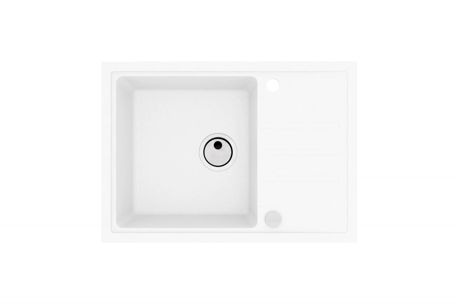 Chiuveta bucatarie compozit cu picurator, alb, Alveus Intermezzo 40