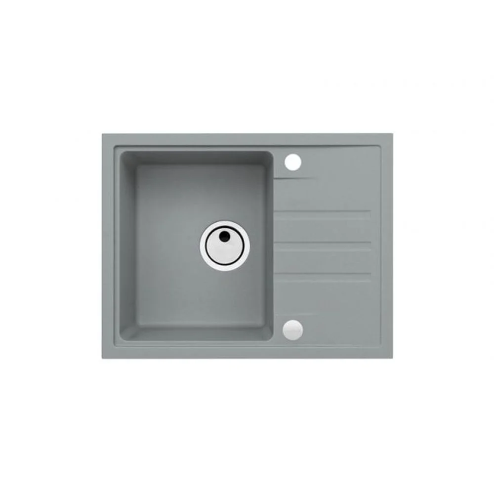 Chiuveta bucatarie compozit cu picurator gri metalizat Alveus Intermezzo 30