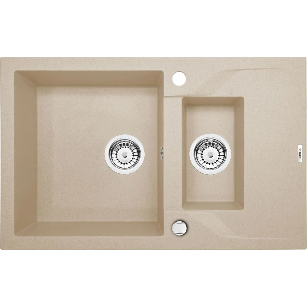 Chiuveta bucatarie compozit doua cuve nisip Deante Andante