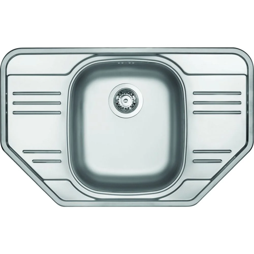 Chiuveta bucatarie inox cu picurator crom leinen Deante Xylo 613