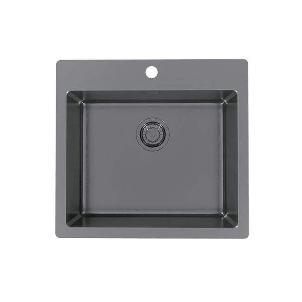 Chiuveta bucatarie inox culoare antracit Alveus Pure 70