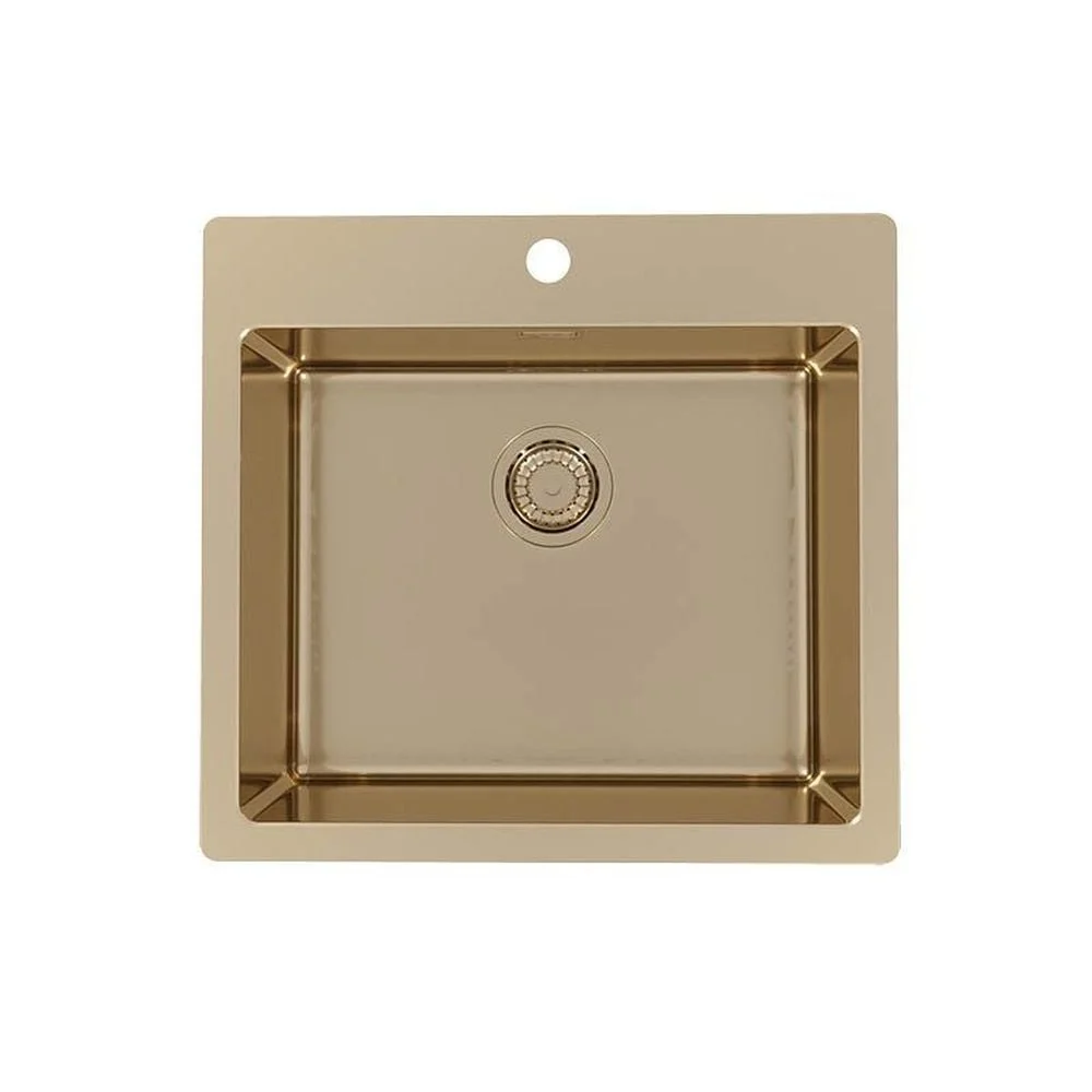 Chiuveta bucatarie inox culoare bronz Alveus Pure 70