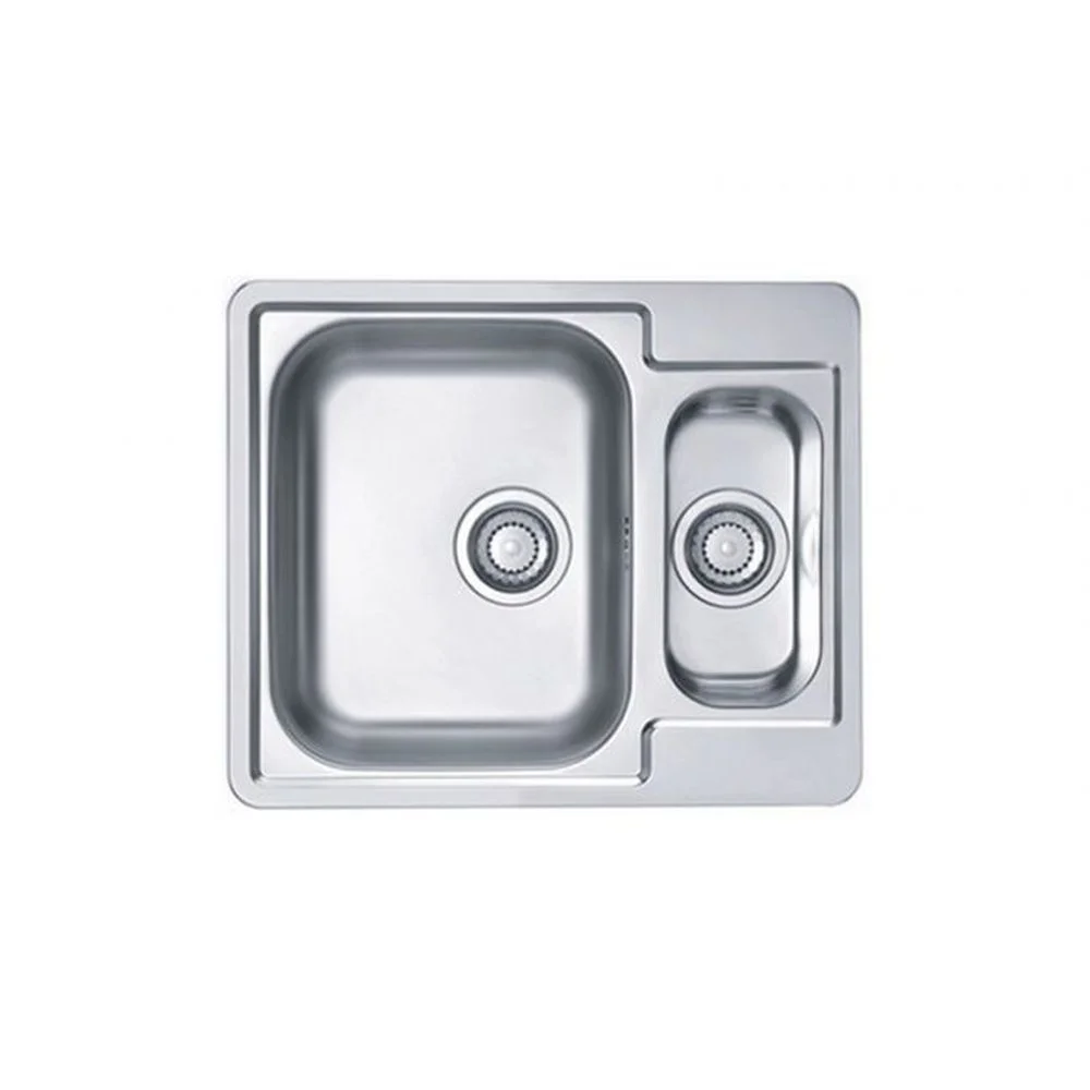 Chiuveta bucatarie inox leinen doua cuve, stanga, Alveus Line 50