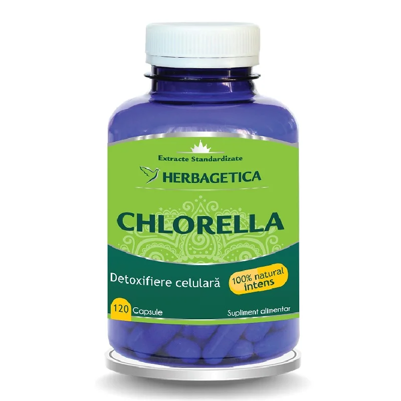 Chlorella, 120 capsule, Herbagetica