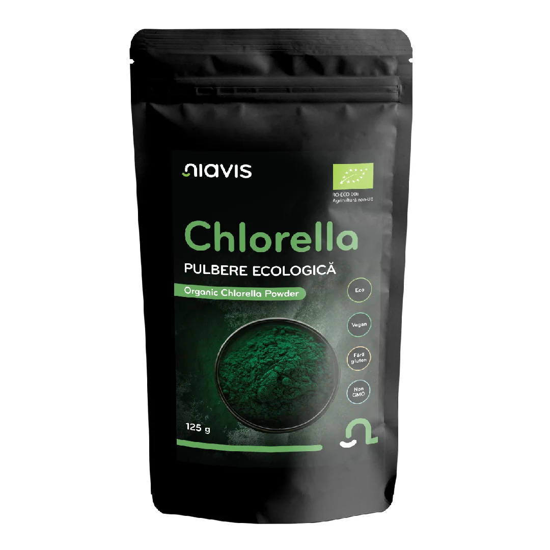 Chlorella pulbere ecologica, 125g, Niavis