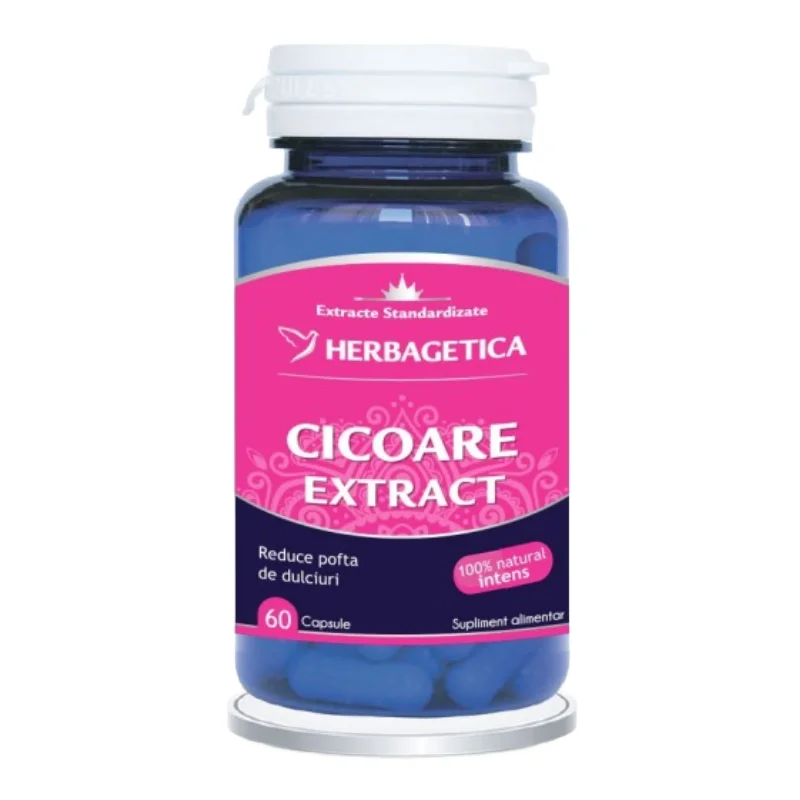 Cicoare Extract, 60 capsule, Herbagetica