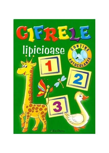 Cifrele lipicioase. Conține 90 de autocolante - Paperback brosat - *** - Erc Press