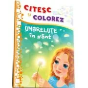 Citesc si colorez. Umbrelute in vant