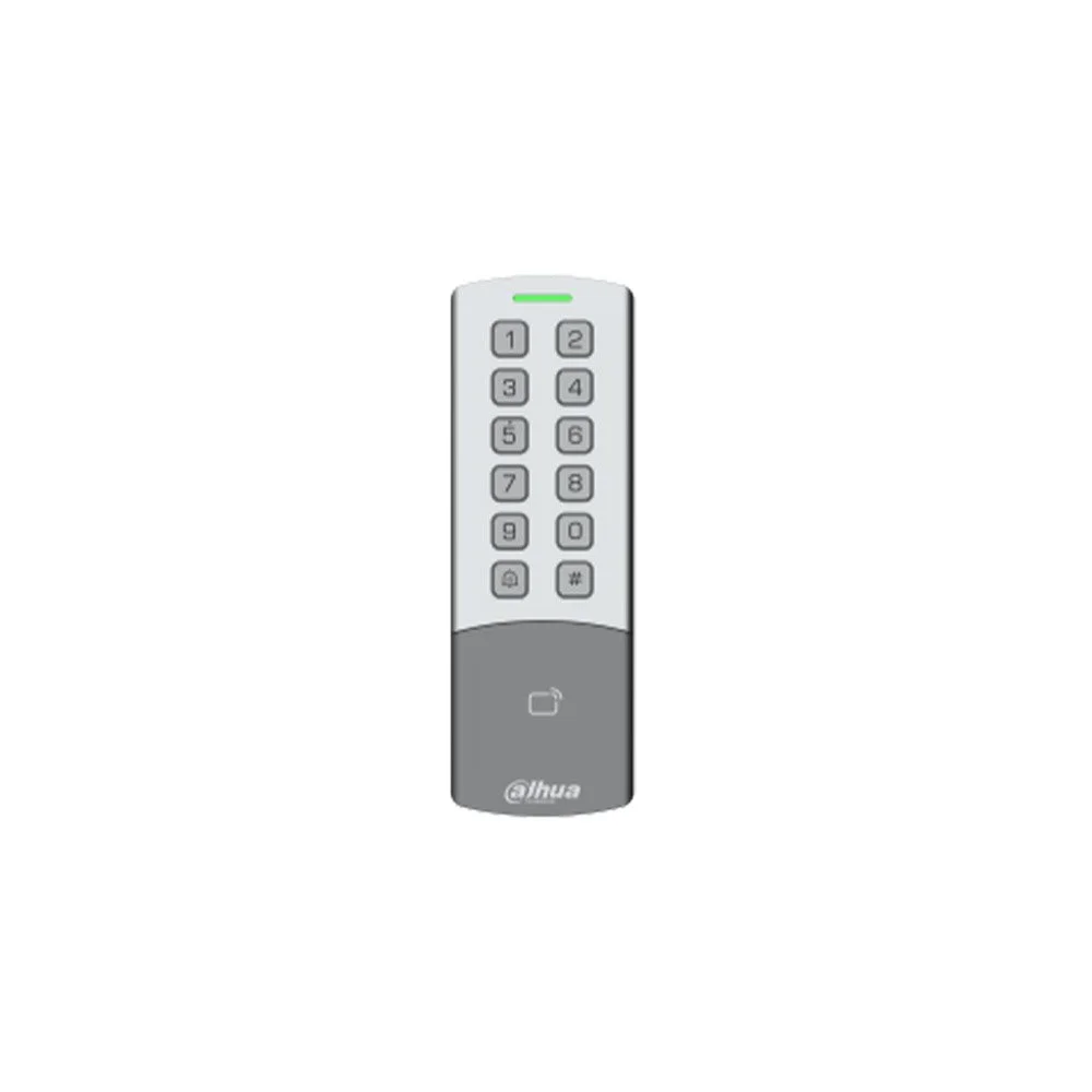 Cititor control acces exterior standalone Dahua ASI1201M-ME, card IC/ID/Desfire, PIN, RS-485/Wiegand, montaj aplicat