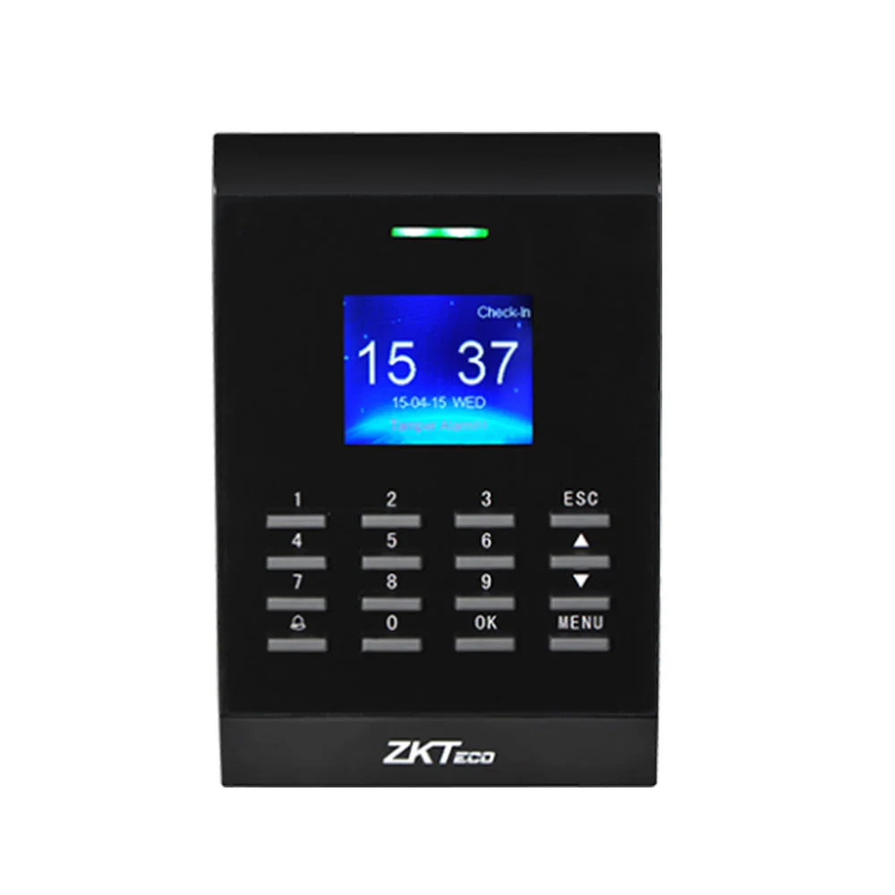 Cititor de proximitate standalone TCP/IP ZKTeco ACO-SC405-12, ecran color 2 inch, EM/MF, 125 KHz/13.56 MHz, cod PIN, 30.000 carduri, 80.000 evenimente
