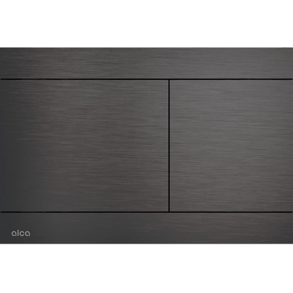 Clapeta actionare rezervor wc, otel inoxidabil gun metal mat periat Alcadrain FUN-GM-B