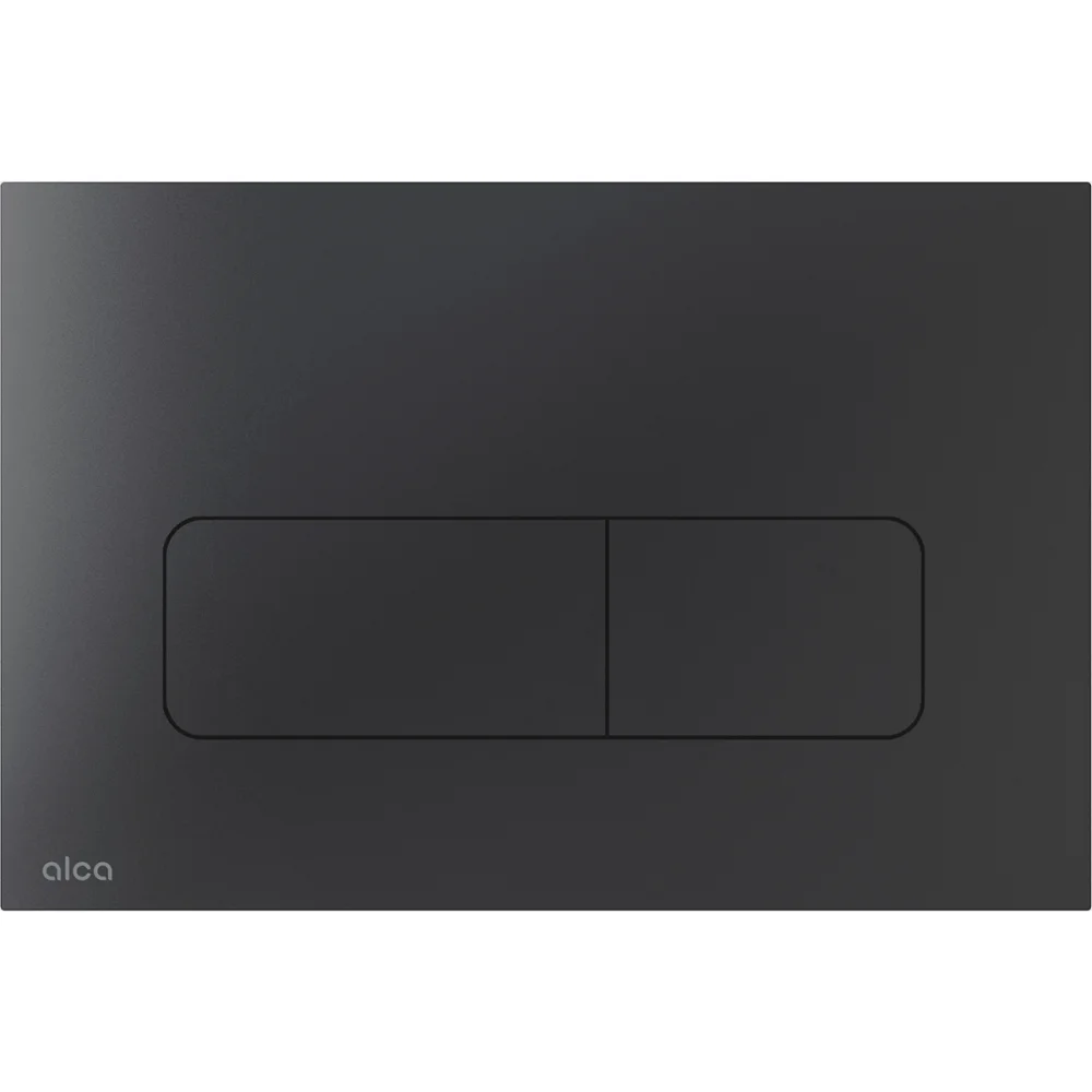 Clapeta actionare rezervor wc, otel inoxidabil negru mat Alcadrain MOON-BLACK