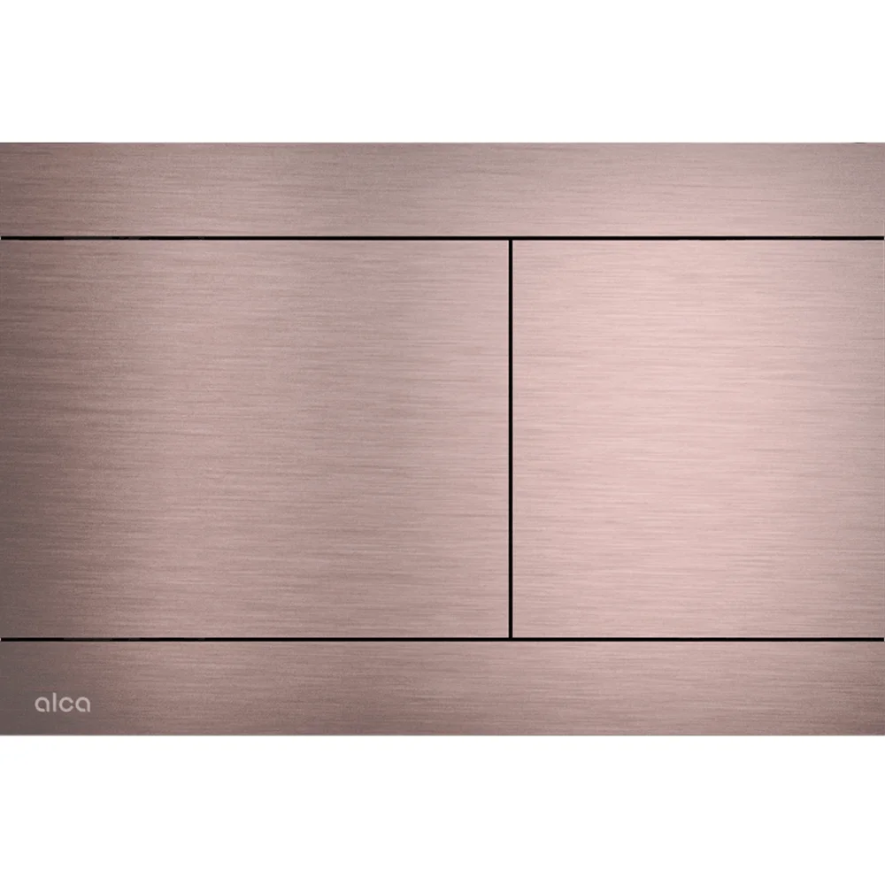 Clapeta actionare rezervor wc, otel inoxidabil red gold mat periat Alcadrain FUN-RG-B