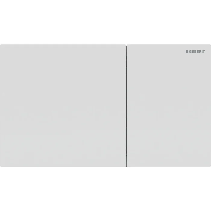 Clapeta de actionare cu 2 volume, easy to clean, alb mat, Geberit Sigma70
