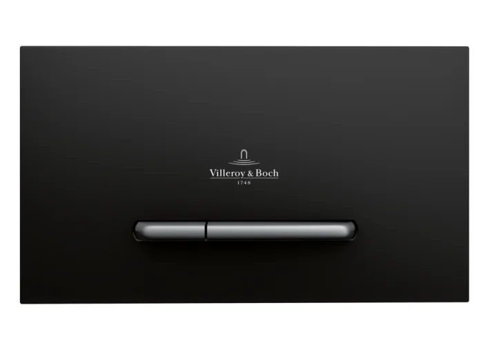Clapeta de actionare dual-flush, negra, Villeroy  Boch ViConnect