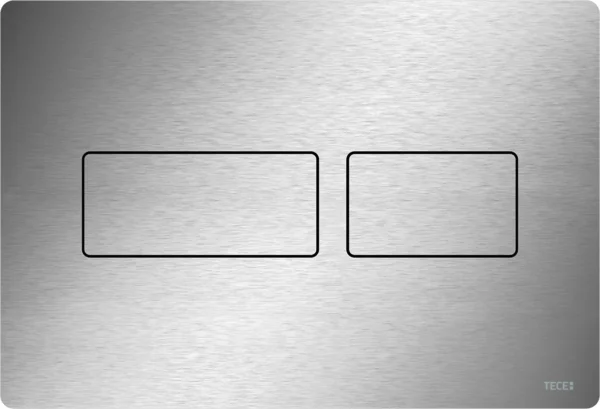 Clapeta de actionare dual-flush, otel inoxidabil periat, TECEsolid