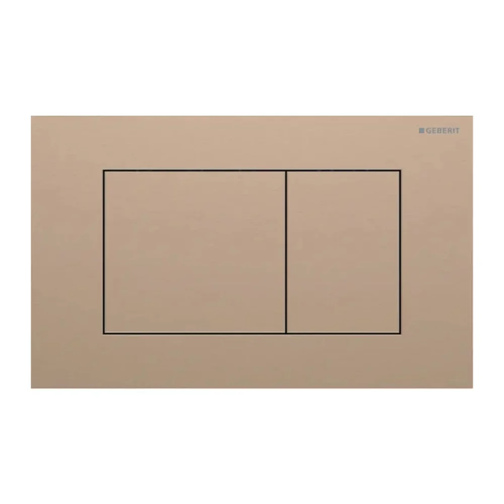 Clapeta de actionare Geberit Sigma40 Slim rosu-auriu finisaj periat