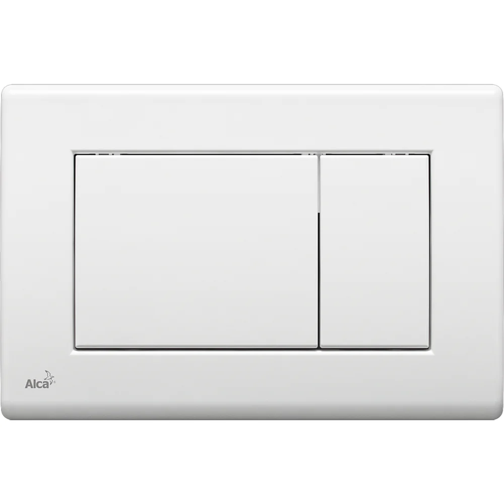 Clapeta rezervor wc alb lucios cu doua butoane Alcaplast 270