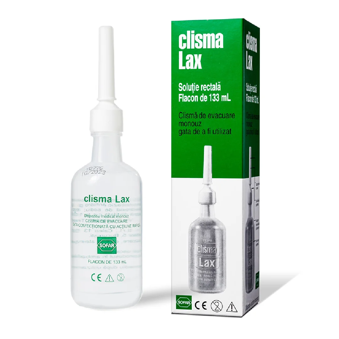 Clisma Lax, 133 ml, 20 flacoane, Sofar